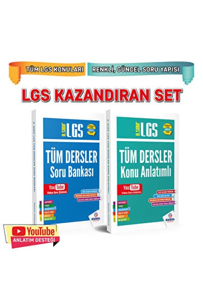 Kurul Yayıncılık 2027 8.sınıf Lgs Tüm Dersler Konu Anlatımı Ve Soru Bankası 2 Li Set