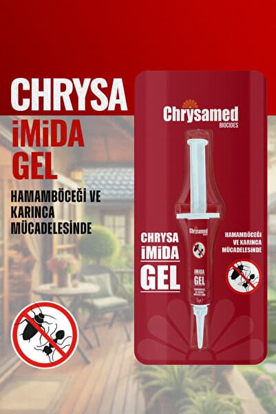 Chrysa İmida Gel 5 Gr. Böcek İlacı Hamam Böceği ve Karınca Mücadelesinde Etkili