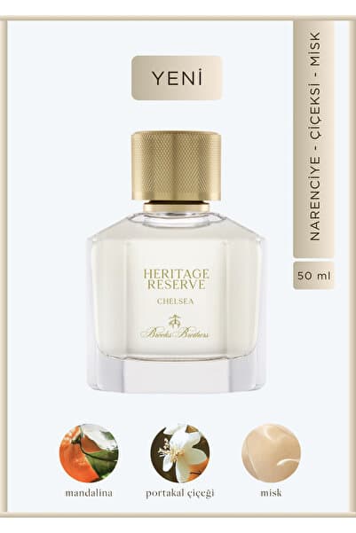BROOKS BROTHERS Chelsea EDP Kadın Parfüm 50 ML|Çiçeksi - Misk - Narenciye|Mandalina, Zencefil, Armut, Portakal Çiçeği, Müge Çiçeği, Osmantus, Misk, Sandalağacı, Amber
