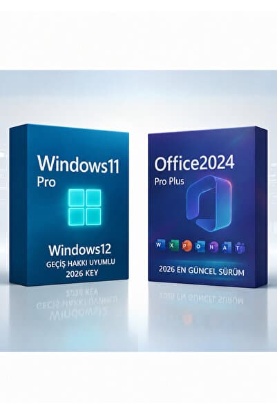 PintiGames Windows11 Pro + Office2026 / 2024 Pro Plus Key Windows12 Geçiş Hakkı Uyumlu | Orijinal Lisans ile Güvenli Etkinleştirme