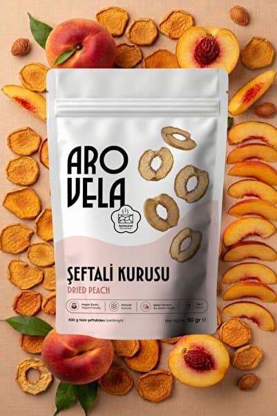 Arovela Arøvela - Jeotermal Kurutma Şeftali Kurusu 50 g / Geothermal Drying Peach 50 g