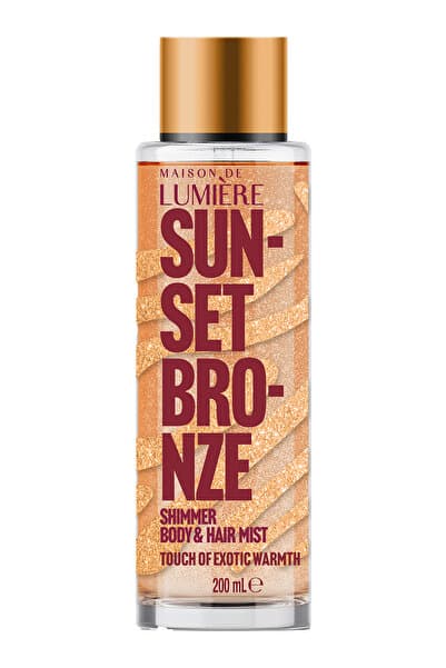 LUMIÈRE Sunset Bronze Simli Vücut Spreyi 200 ml