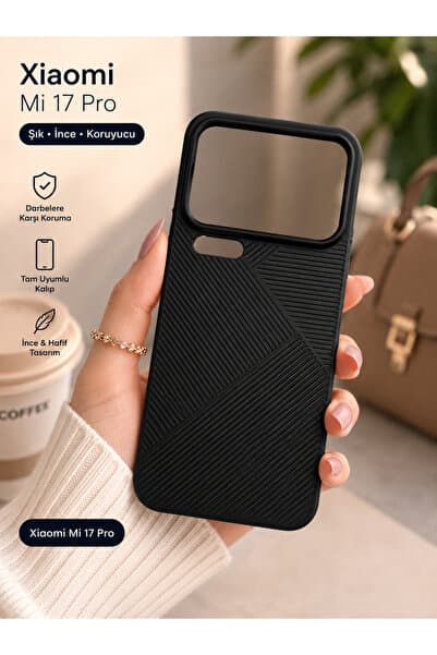 TechTrove Mi 17 Pro Uyumlu Kılıf İnce Yapılı Premium Kalite Parmak İzi Bırakmaz Sararmaz Kılıf