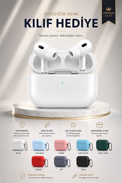 kawigo Pro Kablosuz Bluetooth Kulaklık İOS/ANDROİD UYUMLU Kılıf Hediyeli Dokunmatik Kontrol & Premium Ses Deneyimi TÜM CİHAZLARLA UYUMLU