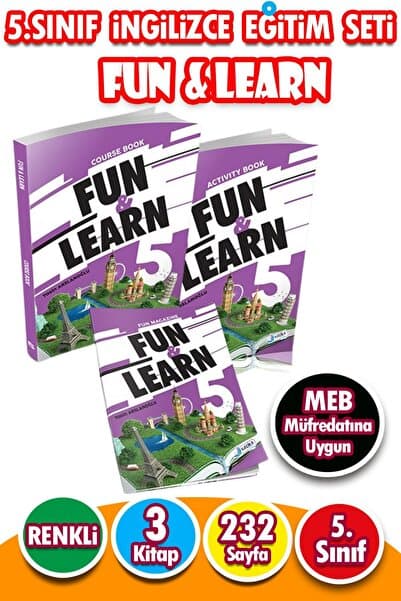 Harika Kitap 5. Sınıf İngilizce Eğitim Seti FUN & LEARN