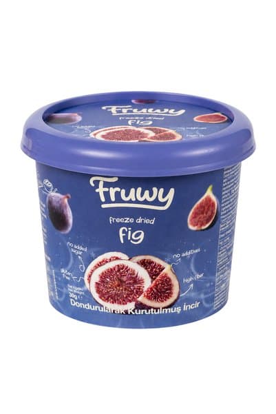 fruwy Freeze Dried İncir Kova (Dondurularak Kurutulmuş İncir) 30g