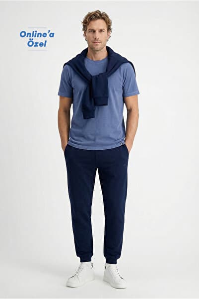 Kiğılı Beli Lastikli İpli Cepli Pamuklu Sweatpant / Eşofman Altı