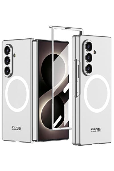 Rivor Samsung Galaxy Z Fold 8 Ultra Uyumlu Kılıf Magsafe Şarj Destekli Kamera Korumalı Mat Ultra İnce Kapak