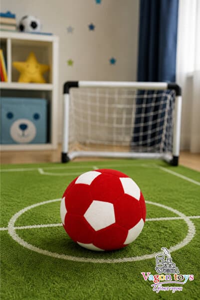 vagontoys Peluş Futbol Topu Oyuncak Yastık 17 cm