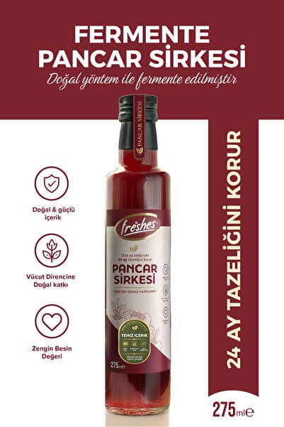 FERMENTE PANCAR SİRKESİ 275ML