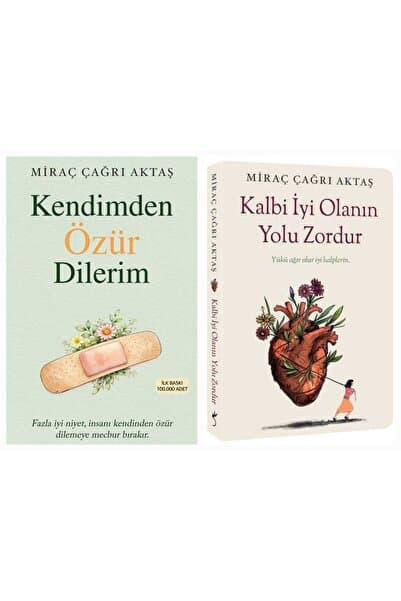 İndigo Kitap Kendimden Özür Dilerim & Kalbi İyi Olanın Yolu Zordu 2'li set
