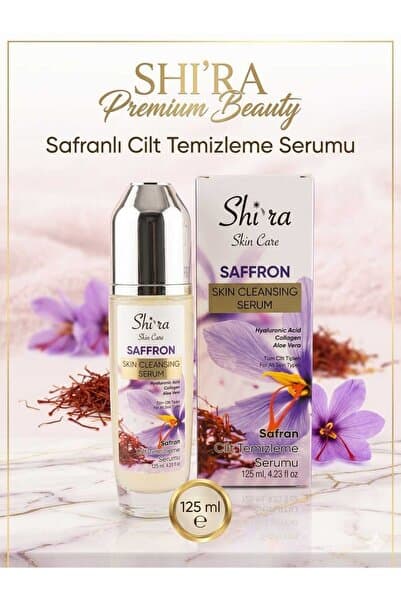 Shi'ra Safranlı Cilt Temizleme Serumu 125 Ml. Anti Aging Etkisi