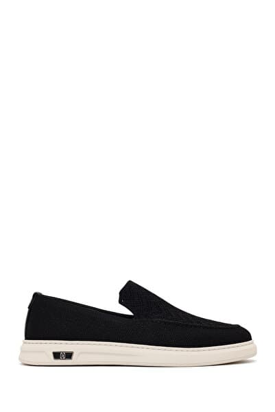 Derimod Erkek Siyah Desenli Kumaş Loafer 26SFD63326F