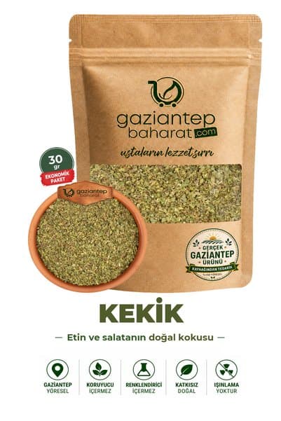 Gaziantep Baharat Kekik Lüx 30 gr - Taze Ve Doğal Aromatik Baharat