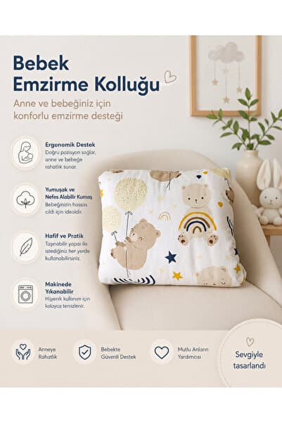 Bebek Emzirme Yastığı Kolluğu