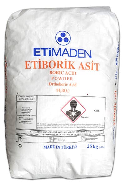 Eti Maden BORİK ASİT TOZ HALDE 100GR (AYAK KOKUSU GİDERMEK İÇİN KULLANILIR)