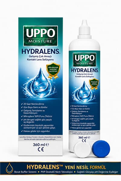 uppo moisture haydralens Hydralens® Gelişmiş Çok Amaçlı Kontakt Lens Solüsyonu 360 ml