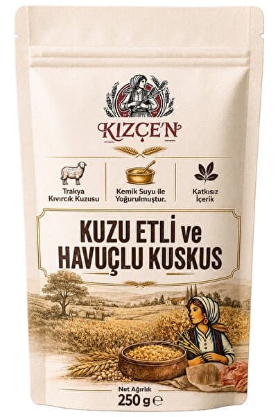 Kızçen Kuzu Etli ve Havuçlu Kuskus (250 gram)