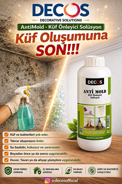 DECOS Küf Önleyici Solüsyon 1 Litre