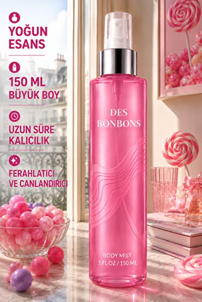 JARDIN D'OR DES BONBONS Women Bodymist / Kadın Vucüt Spreyi ve Parfümü 150 ml