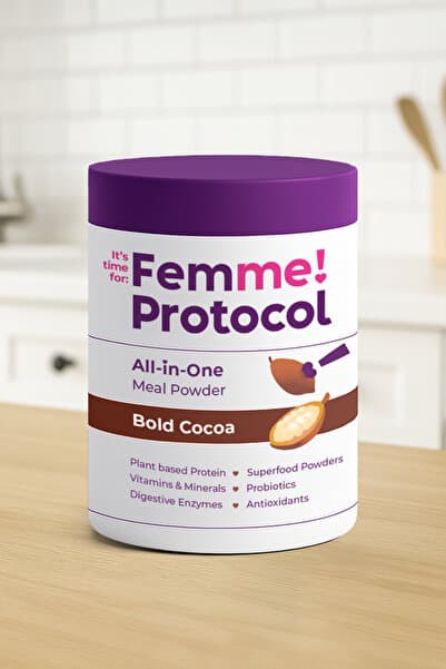 Femme Protocol All in One Öğün Tozu Bold Cocoa 600g – 10 Servis