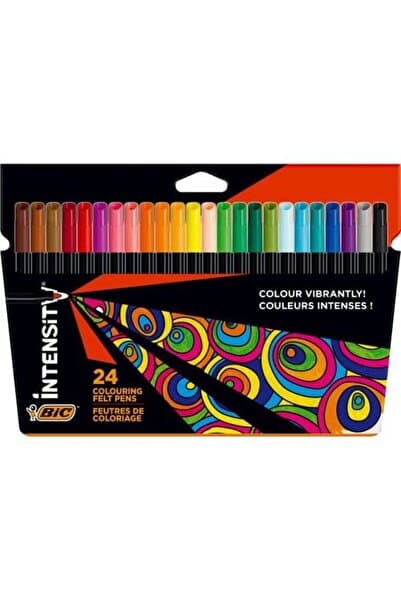 Bic Intensity Keçeli Boya Kalemi 24 Renk