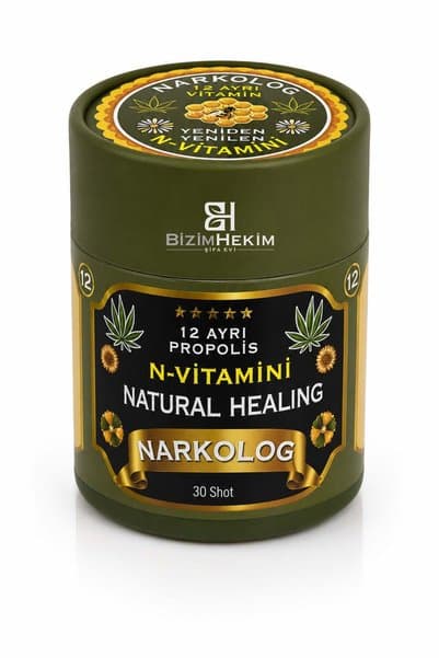 BİZİMHEKİM ŞİFA EVİ Bizimhekim Narkolog Bitkisel N vitamin gündüz enerjisi 30 shot