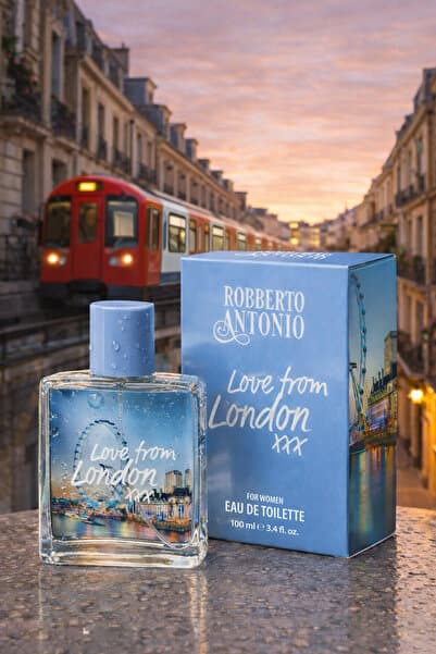 Robberto Antonio Love From London Kadın Parfüm EDT 100 ml Yasemin Gül Bergamot Sedir