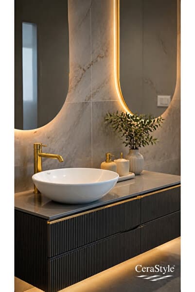 TURKUAZ Zero Çanak Lavabo, Ø46 Cm Beyaz