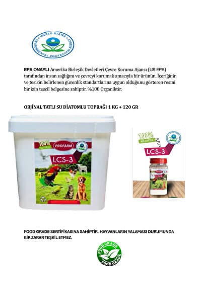Profarm Diatomlu Toprak 1kg Doğal Bit Pire Tahtakurusu Organik Toz ve 120 Gr Püskürtücü En Etkilsi