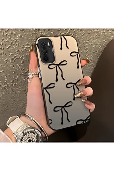 PATTERNOVA Oppo A16/A16S Uyumlu Yüksek Kaliteli Fiyonk Desenli Kılıf