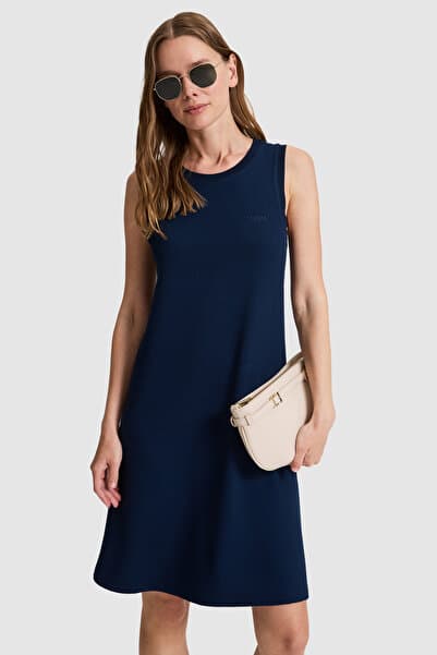 U.S. Polo Assn. Kadın Lacivert Örme Elbise 50323510-VR033