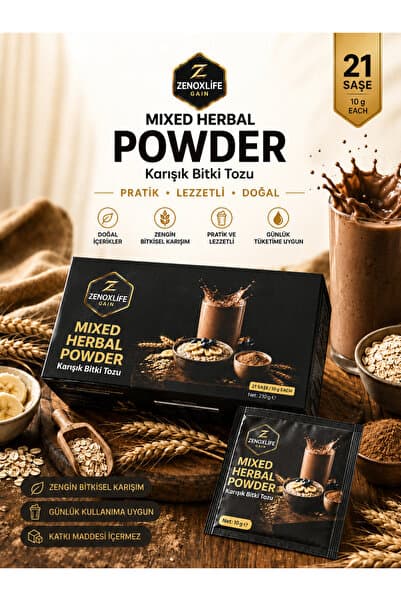 ZENOXLİFE Zenoxlife-Bitkisel Karışım Toz (1 AYLIK 21 ADET) 210 GRAM