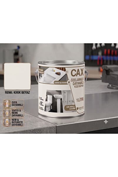 caxcolors CAX Dayanıklı Özel Yüzey Boyası 1 L - Su , Nem ve Isı Dayanımlı Fayans & Lavabo Boyası