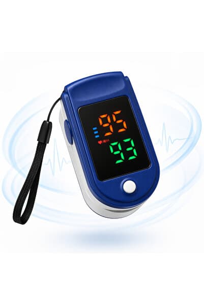 Pulse Oxımeter Pulse Oksimetre Parmaktan Nabız Ölçer Oksijen Ölçüm Cihazı - Nabız Ve Oksijen Satürasyon Ölçüm Aleti
