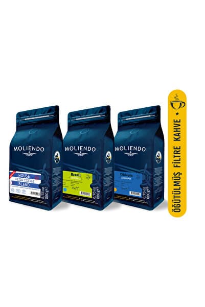 Moliendo Ekonomik Filtre Kahve Avantaj Paketi (Öğütülmüş Filtre Kahve) 3*250 g