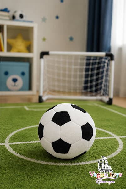 vagontoys Peluş Futbol Topu Oyuncak Yastık 17 cm
