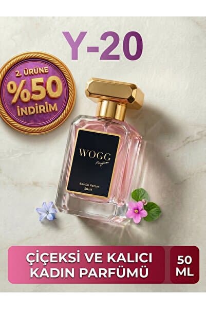 WOGG PARFÜM Lbree Women Y20 Kadın Parfümü 50 ML EDP – Çiçeksi, Zarif ve Kalıcı Koku | Kadın Parfümü