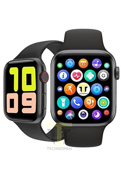 TECHNOMEN Akıllı Saat Türkçe Menülü Nabız& Tansiyon Ölçer Arama Özellikli ios&anroid Çift Tuş