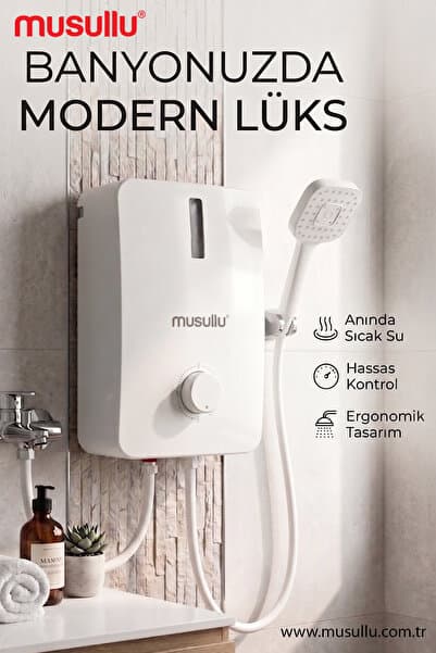 Musullu MSL-5003 7000 W Elektrikli Su Isıtıcı Şofben