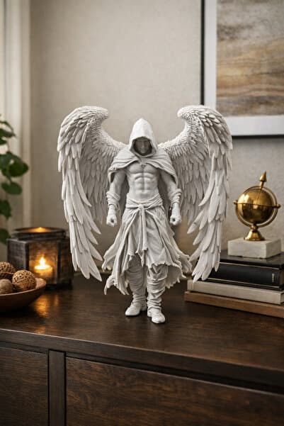 Zervano Lucifer Kanatlı Melek Figürü – Dekoratif Koleksiyon Ürünü (3D Baskı PLA)