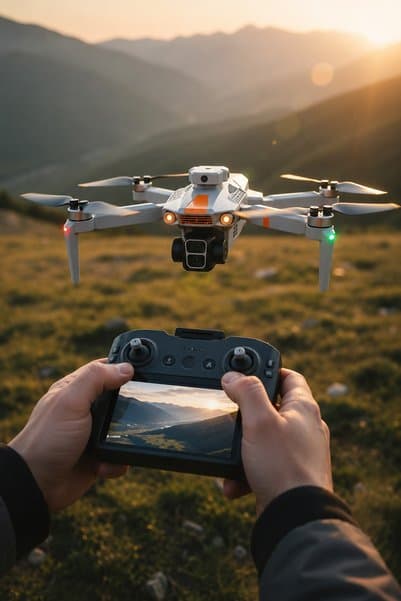 HEJARON R06 Katlanabilir HD Kameralı Drone | Büyük Ekranlı Kumanda | Fırçasız Motor | 360° Engel Algılama | El Hareketi Kontrol | Profesyonel Drone
