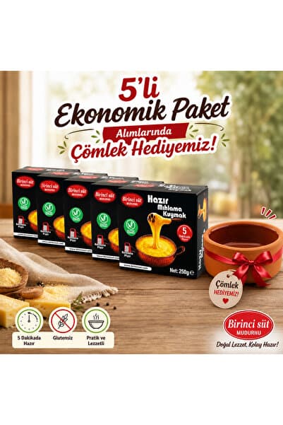 Birinci Süt Hazır Mıhlama 5 li Ekonomik paket