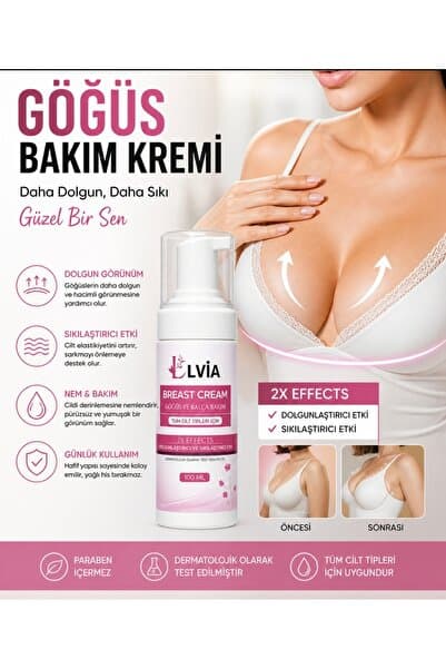 LVİA Göğüs Ve Kalça ,büyütcü,. Şekillendirici, Dolgunlaştırıcı, Çatlak Giderici, Sıkılaştırıcı Krem 100ml