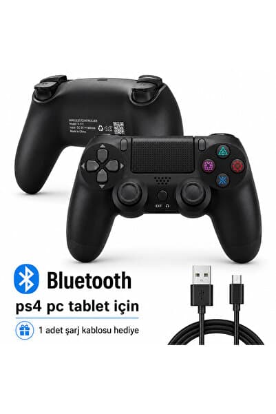 SONEX PS4 Kablosuz Oyun Kolu Titreşimli Joystick Tablet Telefon PC Uyumlu