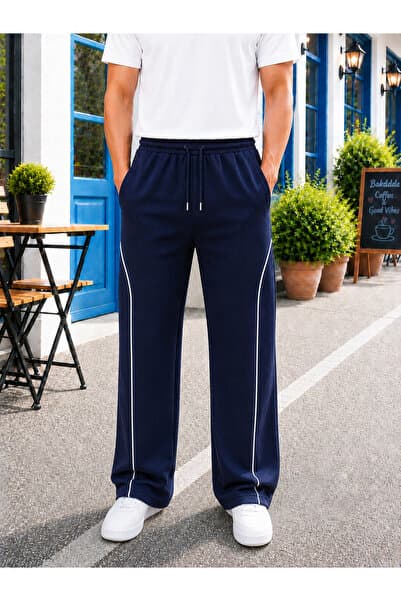 by fiyaka fashion Erkek Baggy Eşofman Altı Önden Biyeli (Mevsimlik)