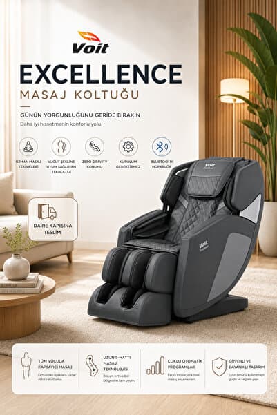 Voit Excellence Profesyonel Masaj Koltuğu | Kurulum Gerektirmez, , Daire Kapısı Teslim