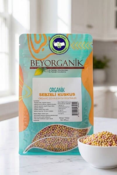 BEYORGANİK Organik Sebzeli Kuskus % 25 285gr
