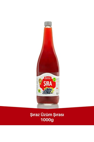 ŞİRAZ Doğal Üzüm Şırası 1 Litre Cam Şişe