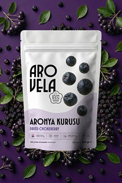 Arovela Arøvela - Jeotermal Kurutma Aronya Kurusu 100 g / Geothermal Drying Aronia 100 g